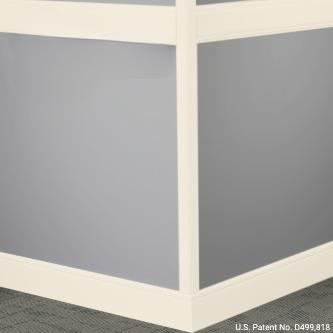 Snow White Rubber Moulding / Trim Chair Rail