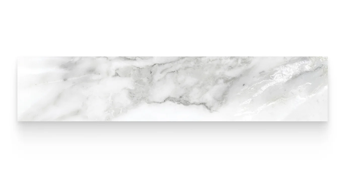 Riviera Arabescato Porcelain Liner 3" X 12" Bullnose
