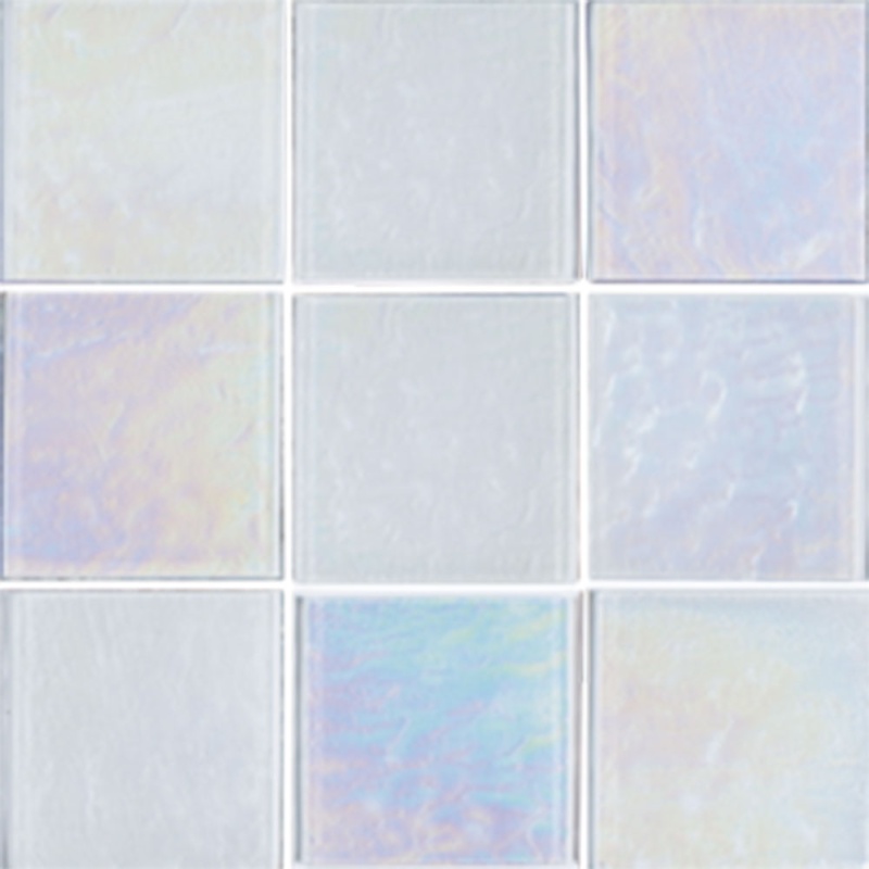 Aquatica Elegant White Glass Tile - Glossy - 6" X 6"