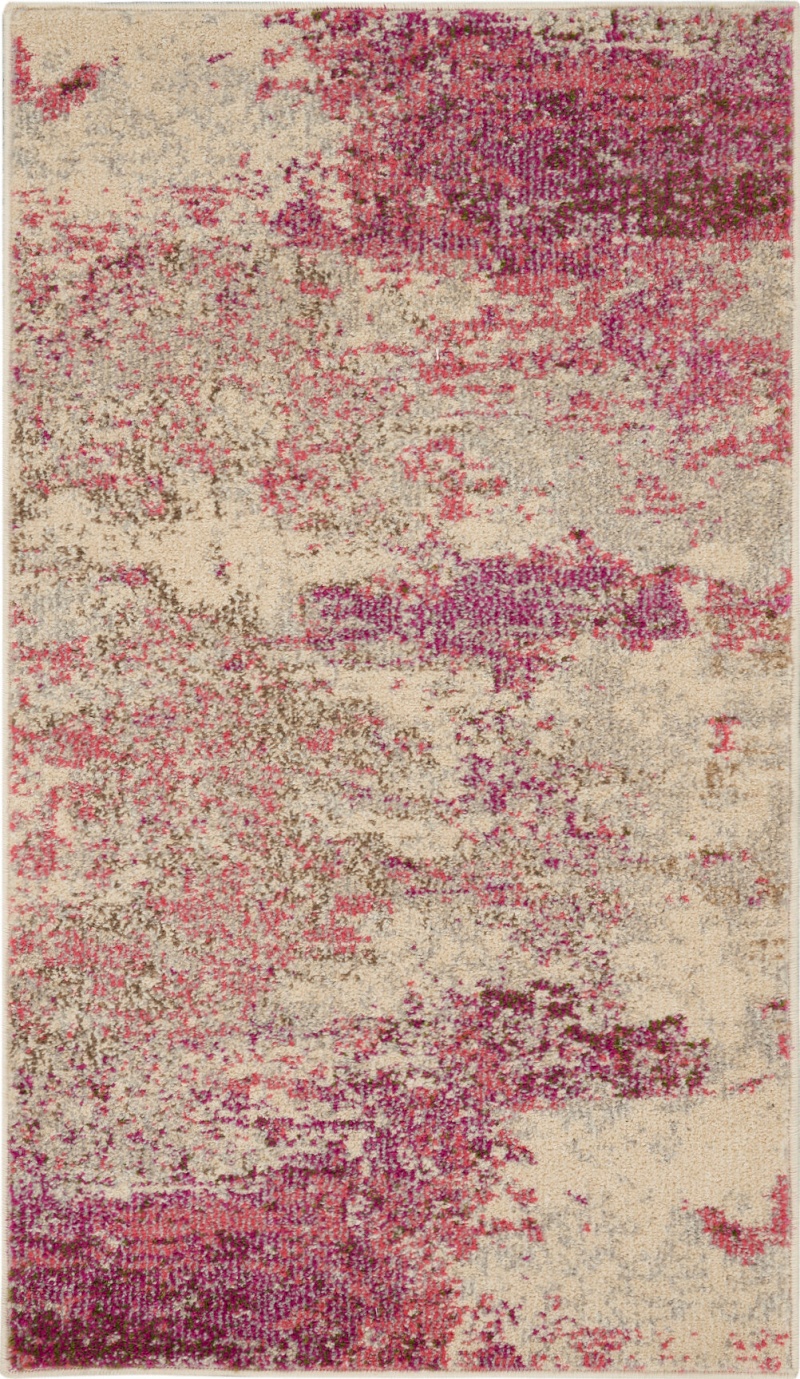 Celestial Ces02 Ivory / Pink Area Rug