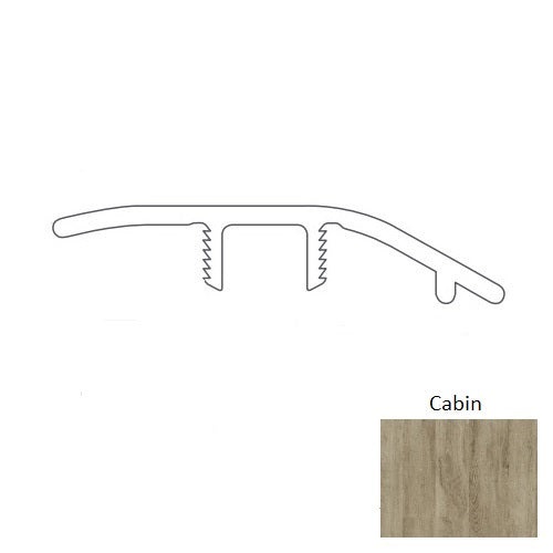 Adura Apex (Apx) Nordic Oak Cabin Luxury Vinyl Moulding / Trim - 94" Reducer - Embossed
