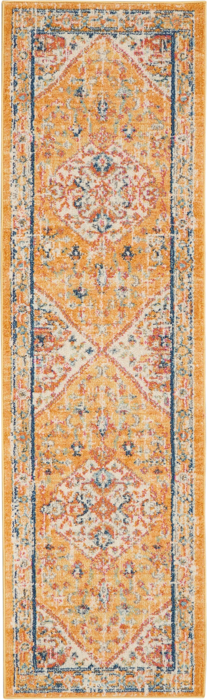 Passion Ivory / Yellow Runner Rug