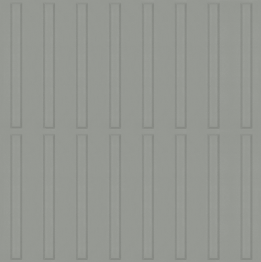 Johnsonite Green Smoke Rubber Tactile Guide Tile - Textured - 24" X 24"
