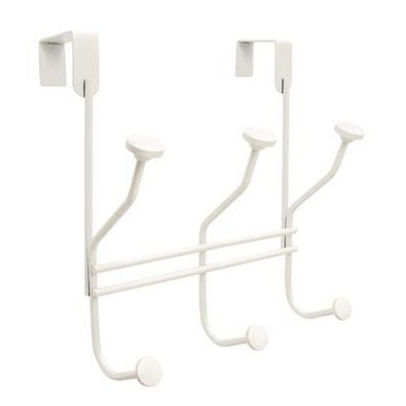 Amerock 3-Hook Over-the-Door Hook - White