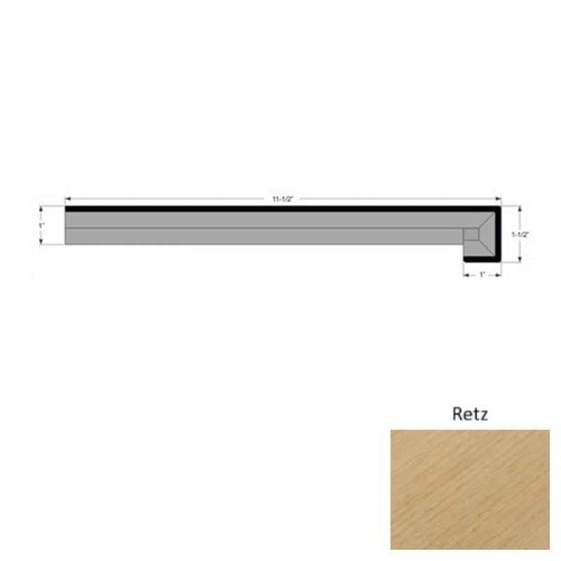 Domaine Ii Retz Hardwood Moulding / Trim - 11 1/2" X 96 1/2" Stair Tread - Urethane