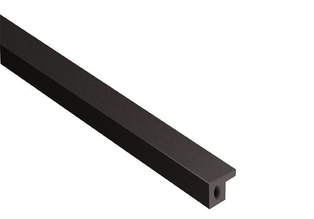 Dilex KSA Replacement Rubber Tile Edging Trim - Black - 3/8" X 98 1/2"