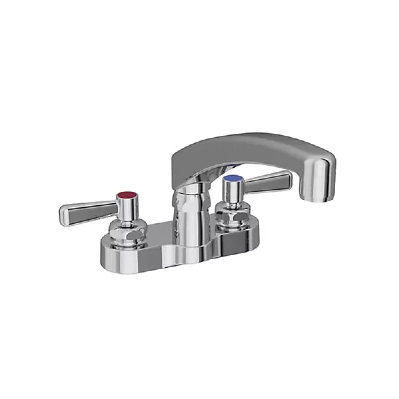 Lk406at08l2 Chrome Plated Brass Deck Mount Bathroom Faucet - Double Handle / Two Holes - Chrome Plated Brass
