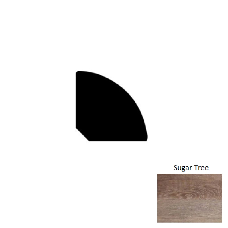 Western North Woods Sugar Tree Luxury Vinyl Moulding / Trim - 94" Quarter Round - Aluminum Oxide