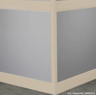 Johnsonite Clay Rubber Millwork Rampart Chair Rail