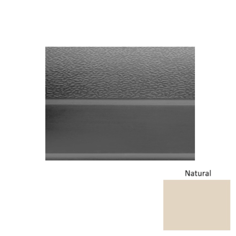 Solid 93 Natural Textured Rubber Stair Tread