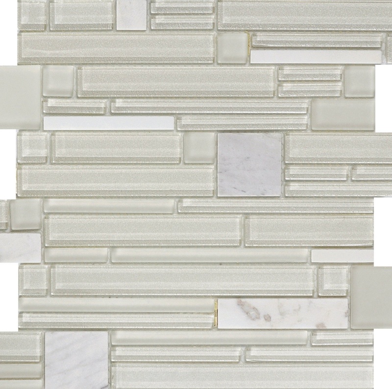 Entity Gusto Stone & Glass Mosaic - Block Random - Glossy