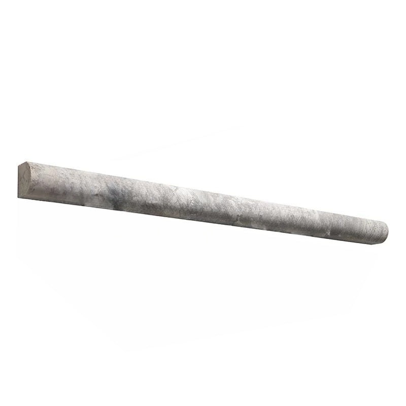 Atlantic Gray Marble Liner - 3/4" x 12" Bullnose