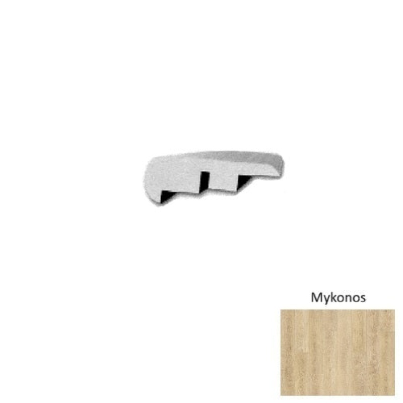 Odyssey Mykonos Luxury Vinyl Moulding / Trim - 94" Overlap Stair Nose - Urethane Ceramic Bead