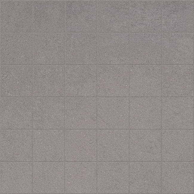 Urbanore Vapor Pewter Porcelain Mosaic - 2" X 2"