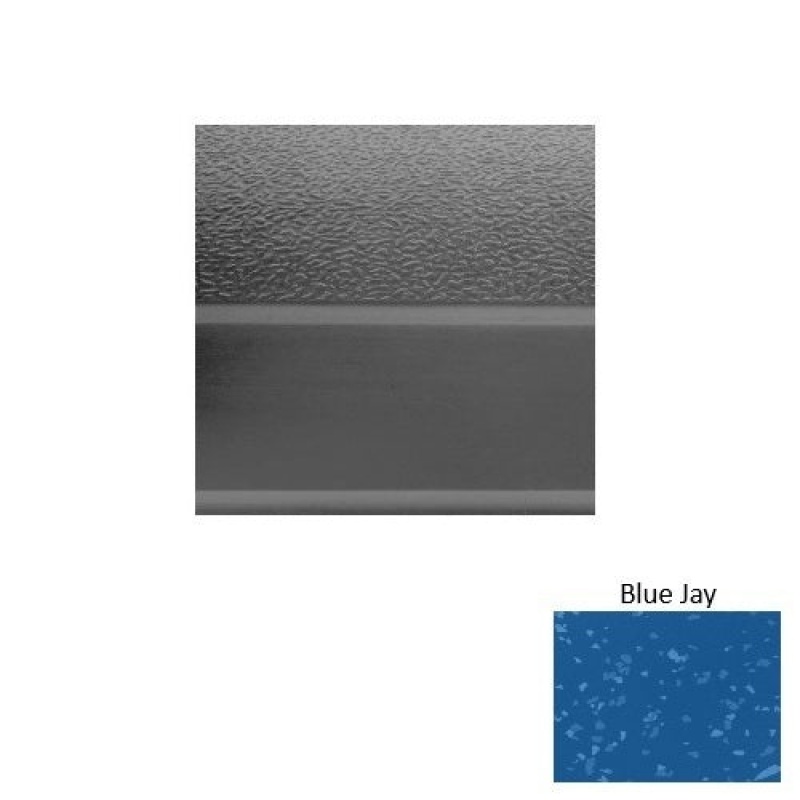 Symmetry 93 Blue Jay Textured Rubber Stair Tread