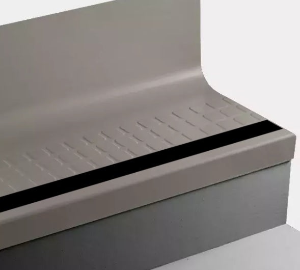 Johnsonite Grizzly Raised Square Rubber Moulding / Trim