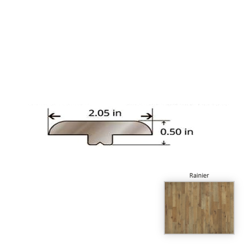 Crestline Solid Hickory Rainier T Molding