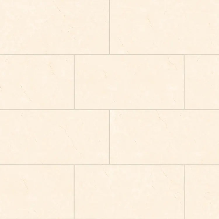 Shandar Crema Marfil Light Porcelain Tile - Polished