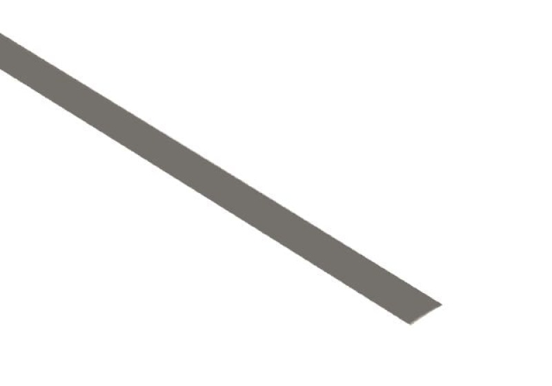 Dilex Ksn Thermoplastic Replacement Rubber Tile Edging Trim - Dark Anthracite - 7/16" X 98 1/2"