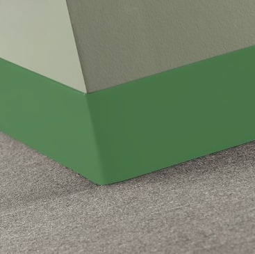 Johnsonite Grinch Rubber Traditional Duracove Thermoplastic Wall Base - 6" X 48" X 1/8" Toeless - Traditional Duracove Thermoplastic Wall Base