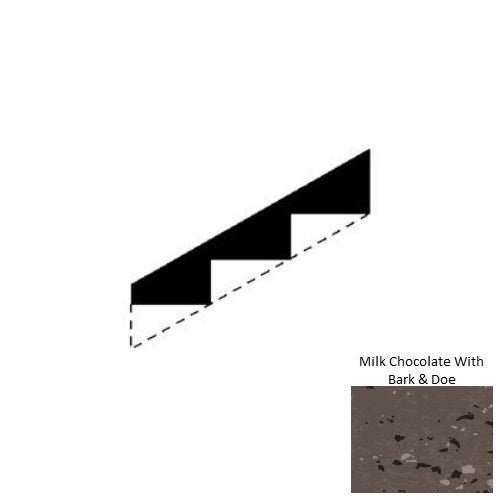 Spextones Milk Chocolate With Bark & Doe Rubber Stringers 10" x 72"