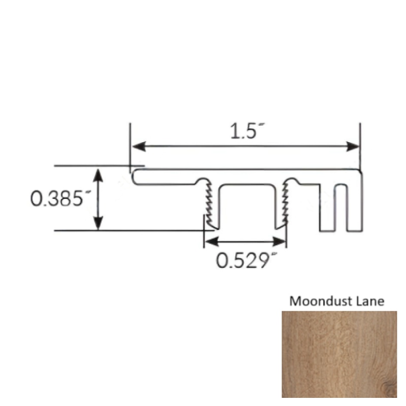 Americano Grande Moondust Lane Vinyl End Cap – Ceramic Bead