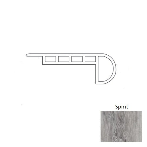 Adura Apex (Apx) Napa Spirit Luxury Vinyl Moulding / Trim - 94" Overlap Stair Nose - Embossed