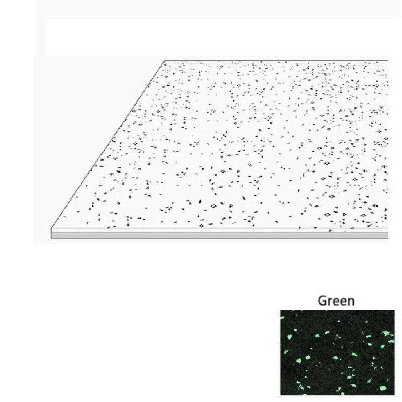 Green Versaduel Rubber Flooring 25 Tile - 24" X 24"