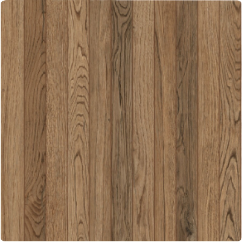Nordic Wood Walnut Bachette Porcelain Paver - Matte - 24" X 24"