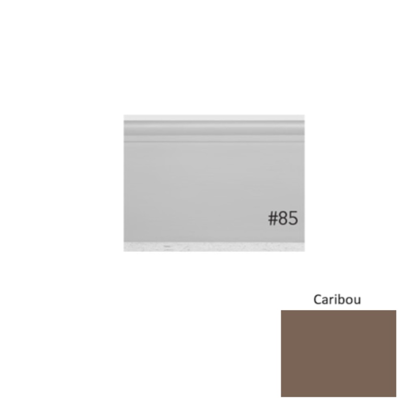 Pinnacle Plus #85 Fashion Caribou Rubber Coil Wall Base - 4 1/4" X 60 Ft