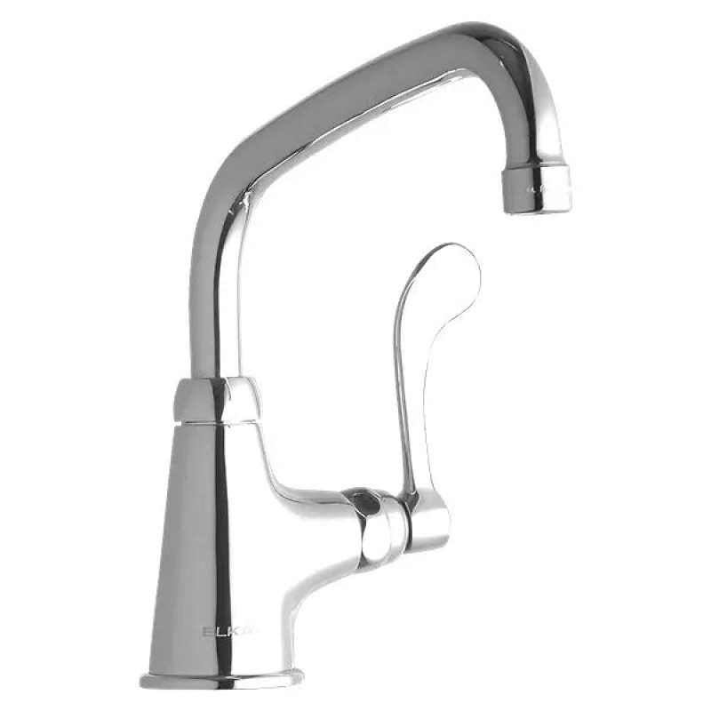 Lk535at08t4 Chrome Deck Mount Kitchen Faucet - Single Handle / One Hole - Chrome