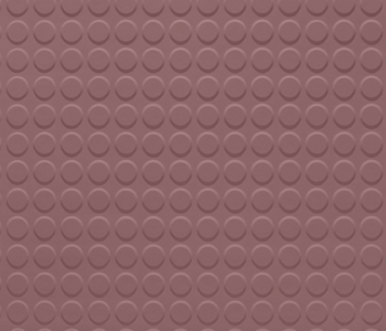 Johnsonite Salsa Raised Round Solid Color Rubber Tile - Textured
