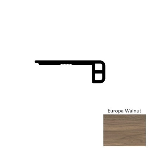 Inception 200 Europa Walnut 94" Flush Stair Nose Matte