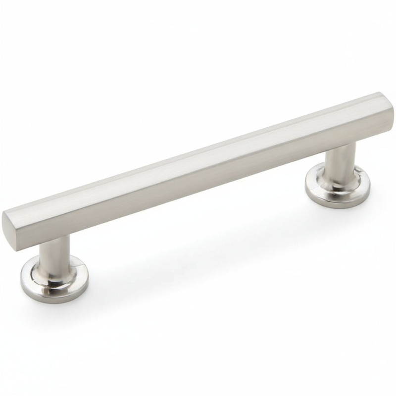 Silverline P2068 Metal Handle Cabinet Pull - Chrome Plated - 4" (102 Mm) Center To Center