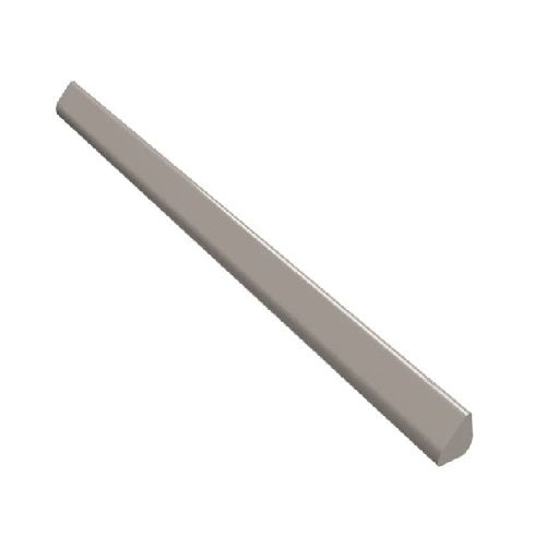 Back To Basics Tortora Ceramic Wall Trim - 0.5" x 10" Jolly - Glossy