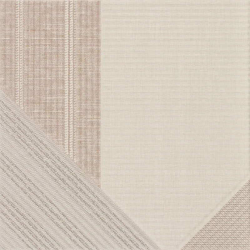 Dune Stripes Mix Linen Ceramic Tile - Matte - 10" X 10"
