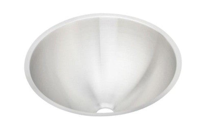 Eluh16 Lustertone Classic Stainless Steel Undermount Single Bowl Bathroom Sink - 18 3/8" X 18 3/8" X 8" - Stainless Steel