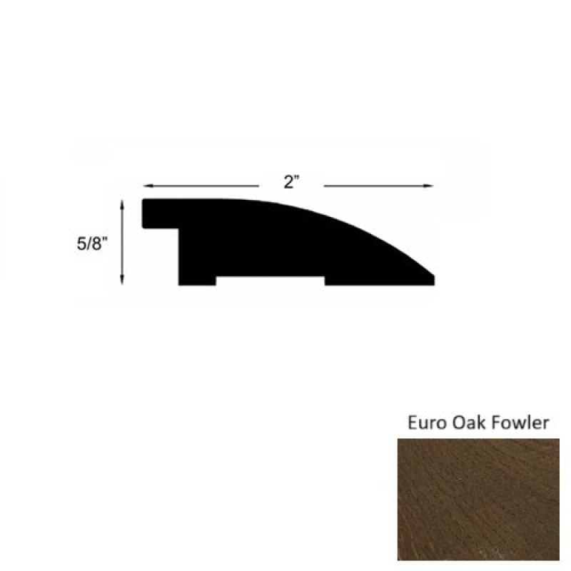 Mill Creek Euro Oak Fowler 2" x 78" Reducer