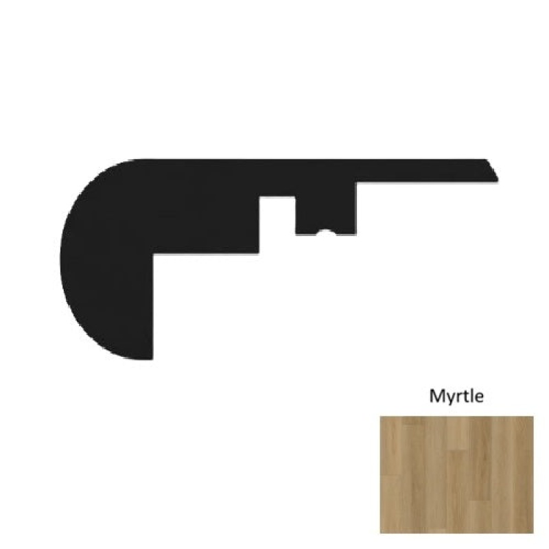 3020 Series Myrtle Luxury Vinyl Moulding / Trim - 94" Overlap Stair Nose - Embossed