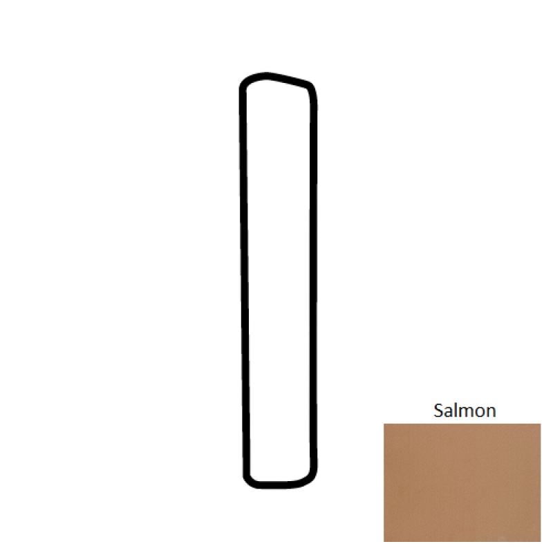 Salmon Quarry Floor Trim - 1" X 6" Inside Corner - Matte