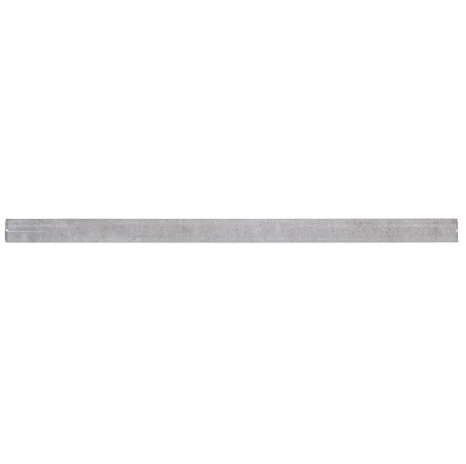 Renzo Sterling Ceramic Quarter Round - 5/8" x 12" Glossy