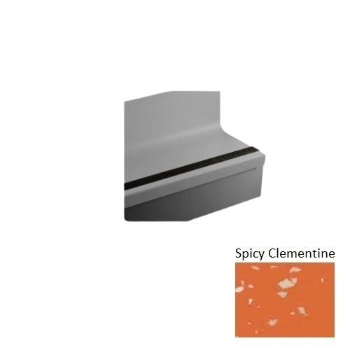 Spicy Clementine Hammered Rubber Stair Tread