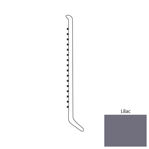 Lilac Rubber Moulding / Trim 6" Cove Wall Base