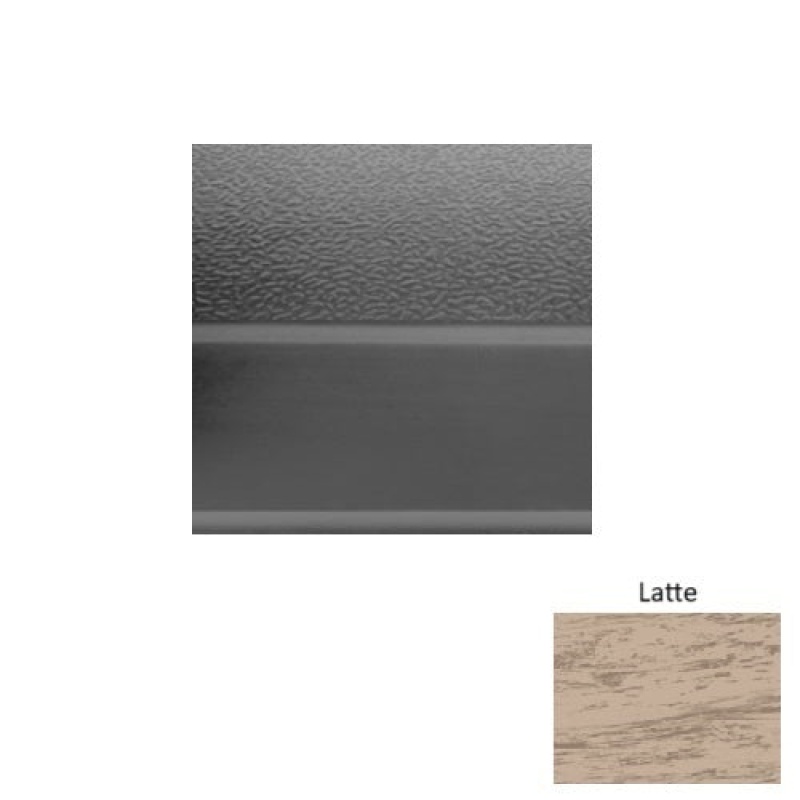 Marbleized 93 Latte Rubber Stair Tread - Textured