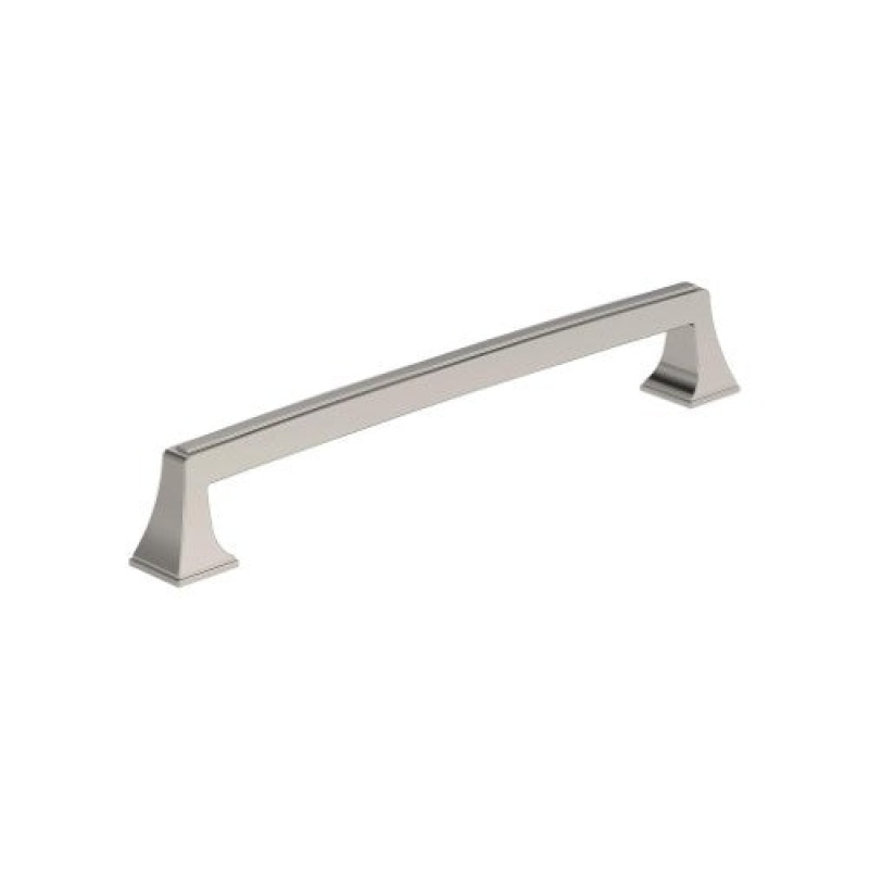 Mulholland Zinc Bar Cabinet Pull - Polished Nickel