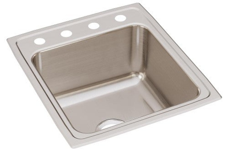 Elkay Lustertone Classic Drop-In Single Bowl Kitchen Sink