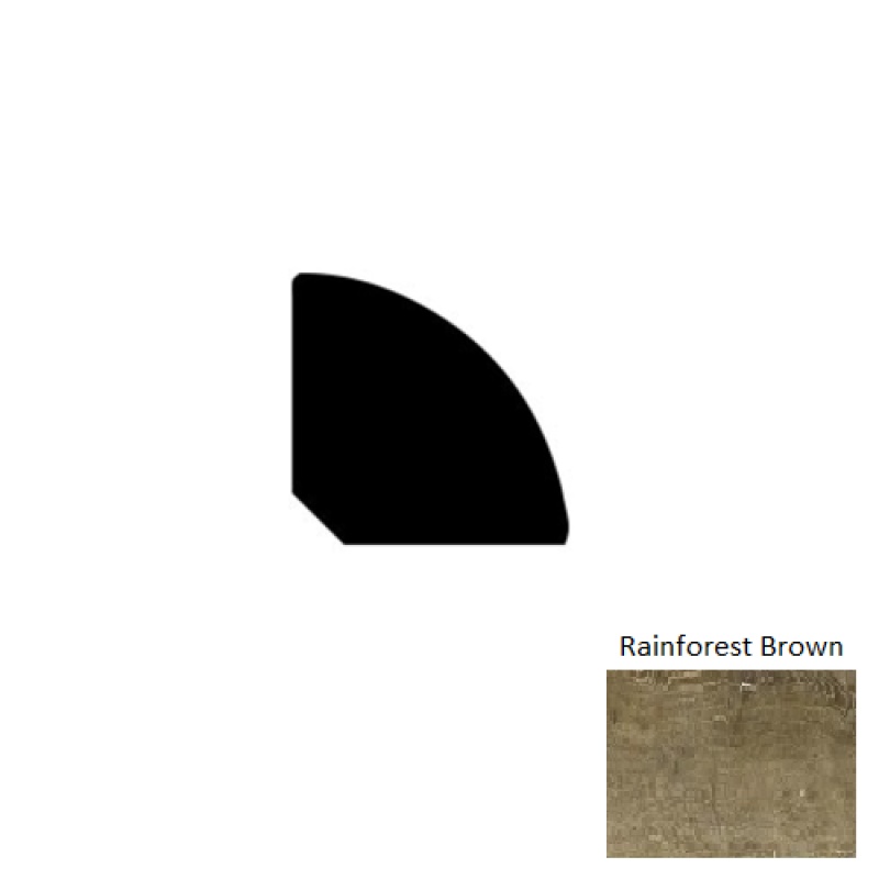Wood Stone Rainforest Brown Luxury Vinyl Quarter Round Trim