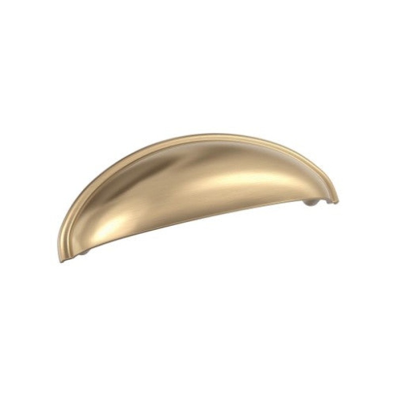 Ravino Zinc Cabinet Cup Pull - Champagne Bronze - 3" (76 Mm) Center To Center
