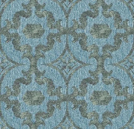 Flotex Harmony Tango Surf Emerald Nylon Carpet Tile – Flocked, 39.37" x 39.37"