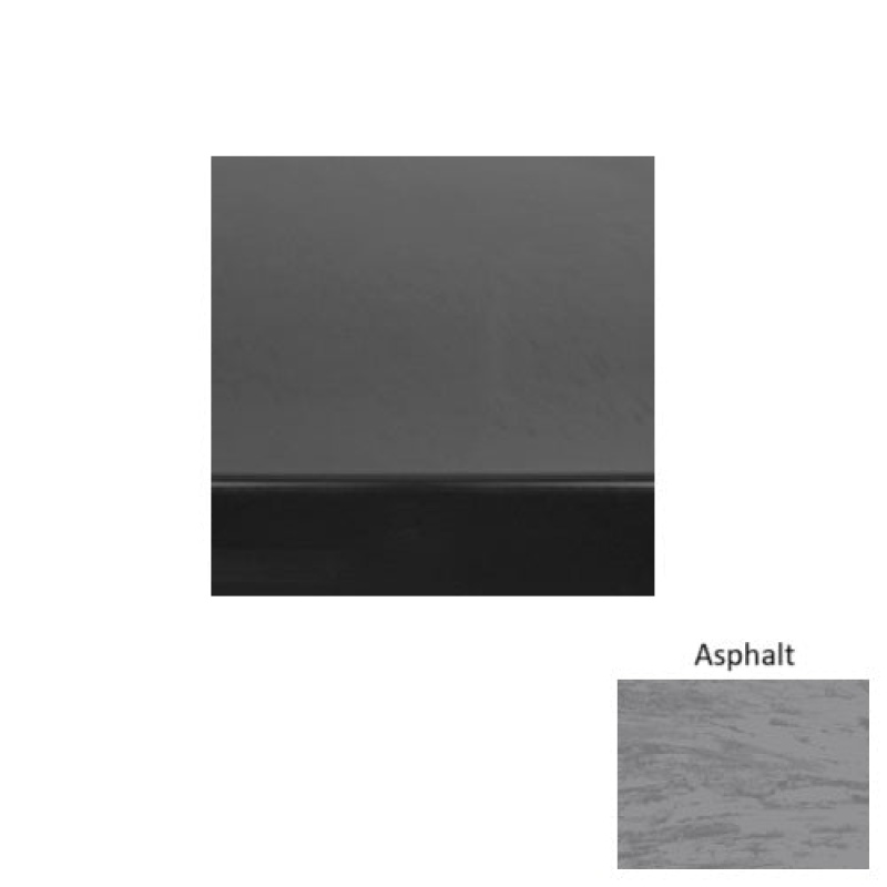Marbleized 60 Asphalt Heavy Duty Rubber (Sq) Stair Tread - Smooth